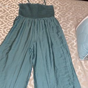 Pink Lily Teal Satin-esque Jumper XL